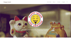 Desktop Screenshot of happysushi.se